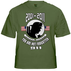 World Trade Center - You Are Not Forgotten 2001-2011 T-Shirt