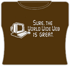 World Wide Web Girls T-Shirt