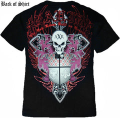Xzavier "AXR Crest" T-Shirt (Black) - X-Large