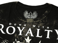 Xzavier "Down With Royalty" Men's T-Shirt (Black)