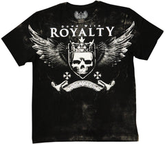 Xzavier "Down With Royalty" Men's T-Shirt (Black)