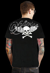 Xzavier "Live Free" T-Shirt (Black/Silver)