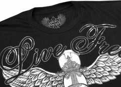 Xzavier "Live Free" T-Shirt (Black/Silver)