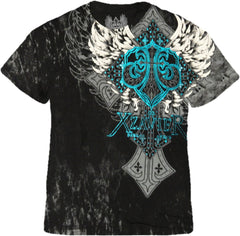 Xzavier "Nobel Winged Cross" T-Shirt (Black)