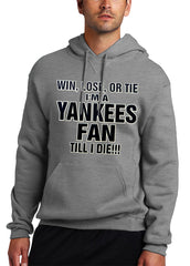 Yankee Fan Till I Die Adult Hoodie
