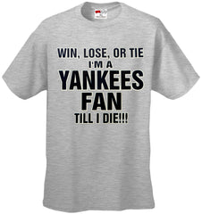 Yankee Fan Till I Die Kids T-shirt