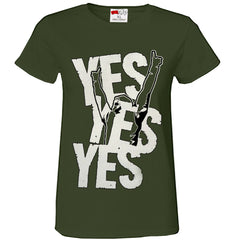 Yes Yes Yes  Girl's T-Shirt