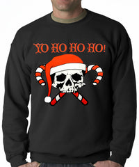 Yo Ho Ho Ho Pirate Christmas Adult Crewneck