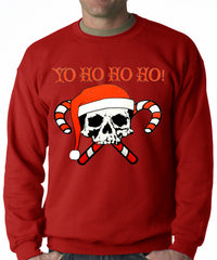 Yo Ho Ho Ho Pirate Christmas Adult Crewneck
