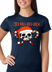 Yo Ho Ho Ho Pirate Christmas Girls T-shirt