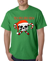 Yo Ho Ho Ho Pirate Christmas Mens T-shirt