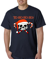 Yo Ho Ho Ho Pirate Christmas Mens T-shirt