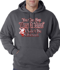 You Can Say Merry Christmas Funny Adult Hoodie