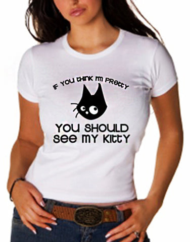 You Should See My Kitty Girls T-Shirt 