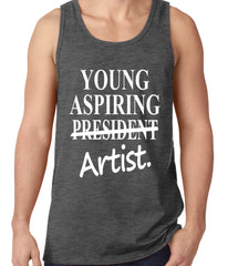 Young Aspiring Artist (President Crossed Out) Tank Top