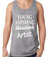 Young Aspiring Artist (President Crossed Out) Tank Top