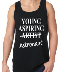 Young Aspiring Astronaut (Artist Crossed Out) Tank Top