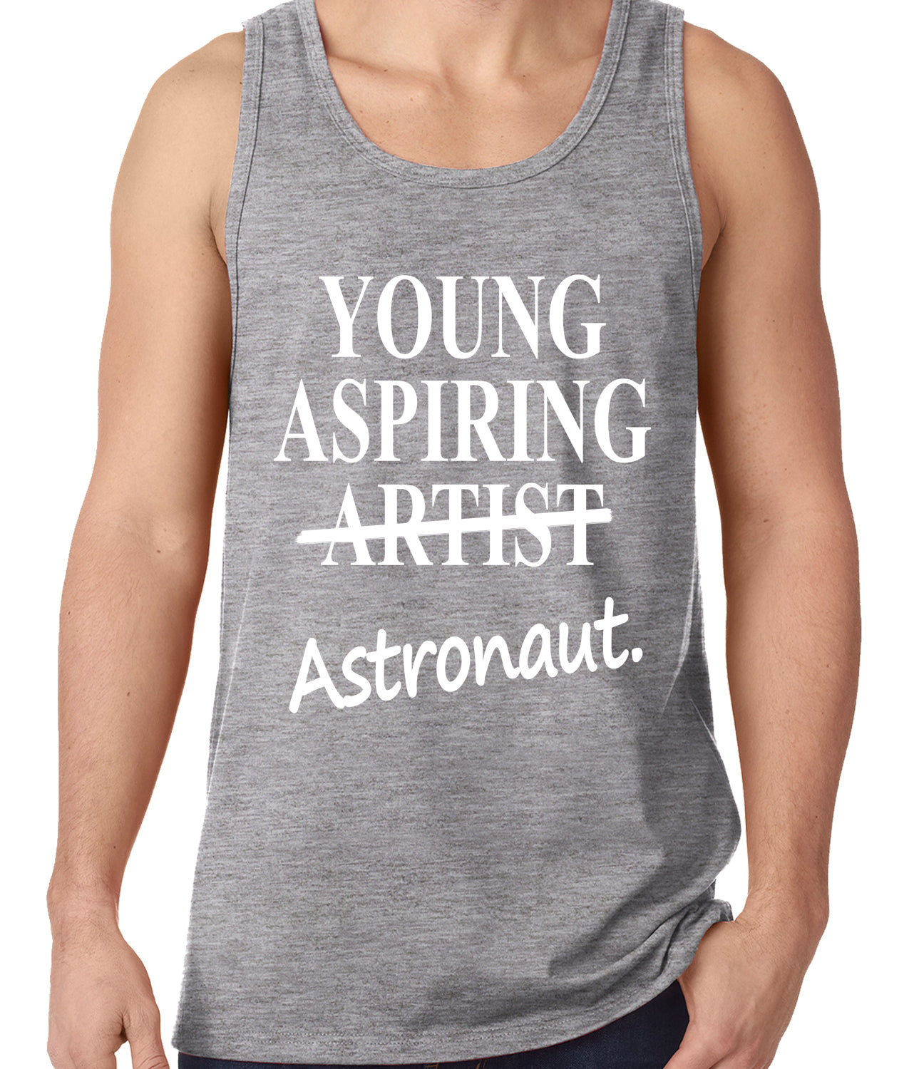 Young Aspiring Astronaut (Artist Crossed Out) Tank Top