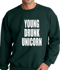 Young Drunk Unicorn Crewneck Sweatshirt