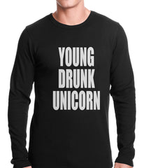 Young Drunk Unicorn Thermal Shirt