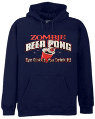 Zombie Beer Pong Adult Hoodie