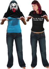 Halloween Costume T-Shirt - Ask Me About My Zombie Shirt Girls T-Shirt