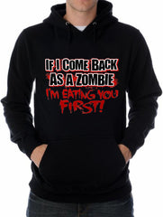 Zombie Hoodies - Eat You First Adult Hoodie