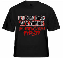 Zombie Tees - Eating You First Men's T-Shirt