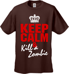 Zombie Tees - Keep Calm And Kill A Zombie Men's T-Shirt