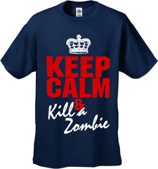Zombie Tees - Keep Calm And Kill A Zombie Men's T-Shirt