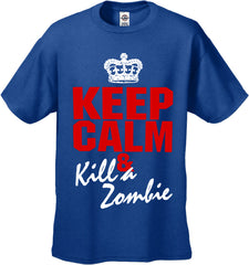 Zombie Tees - Keep Calm And Kill A Zombie Men's T-Shirt